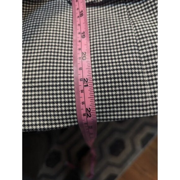 Talbots Houndstooth Blazer 2 Buttons Career Office Business Jacket Size 8 Petite - Picture 11 of 11